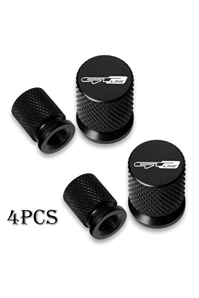 Choice8 مجموعة أغطية صمامات إطارات سيارات كيا جي تي لاين (4 قطع) لسيارات كيا ...