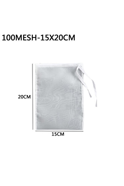 Choice6 كما هو موضح، أكياس ترشيح نايلون 15×20 سم، 100 فتحة، مصفاة حليب نباتي،...