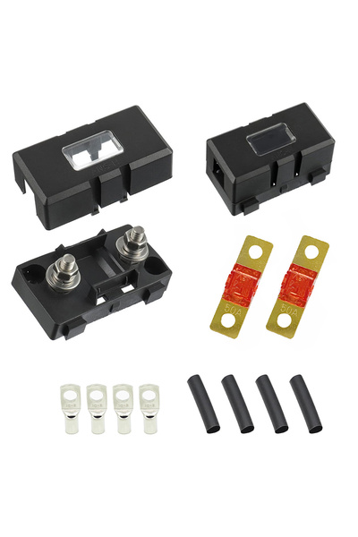 choice2 50A 1Set(2PCS) ANS Trumpet Fork Plug Fuse 32V 40A 50A 60A 70A 80A 100...