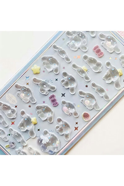 Choice1 النمط B، قطعة واحدة (1/7 قطع) ملصقات ثلاثية الأبعاد من سانريو كاواي، ...