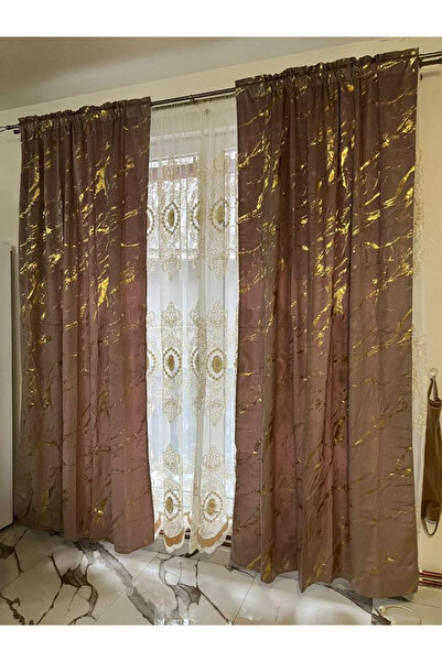 OEM Unique set of curtains + decorative drapes for living room bedroom, WIDTH...