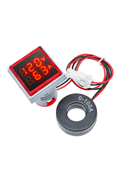 Choice1 Red Mini Dual Display Voltmeter & Ammeter LED Digital Voltage Gauge A...