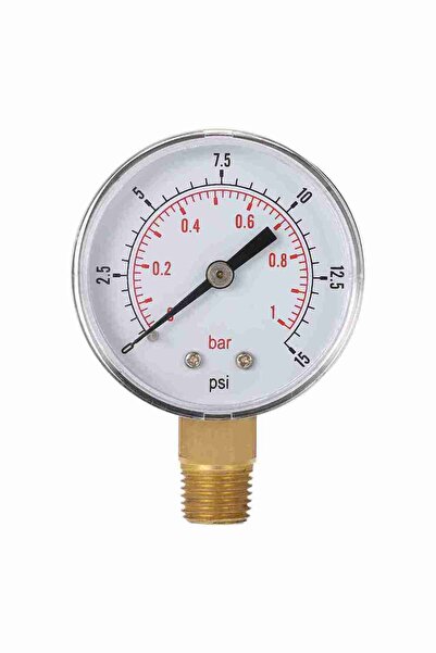 Choice مقياس ضغط هيدروليكي TS-50-15psi 50 مم لفلتر حمام السباحة، مانومتر بقطر...
