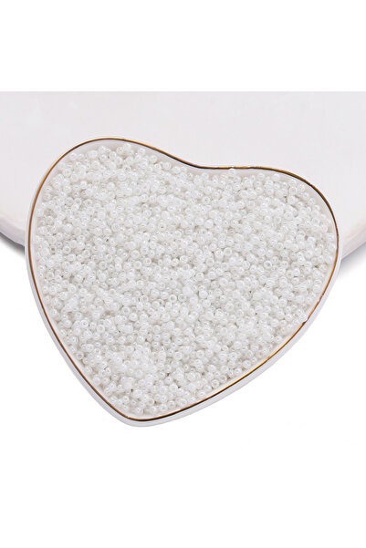 Choice12 White 1000pcs 2mm Glass Seed Beads Colorful Spacer Loose Beads for D...