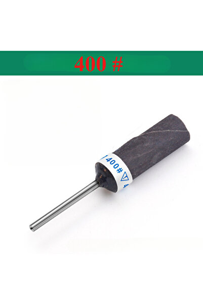 Choice10 1 PC 400 2.35mm Shank Sandpaper Rod Grinding Head Coarse and Fine Po...