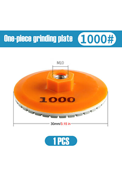 Choice3 قرص تلميع وتقليم بلاط السيراميك M10، 1000 شبكة، قطعة واحدة، 80 مم، من...