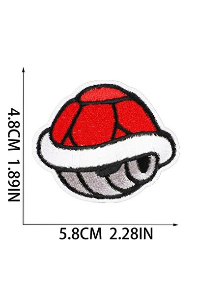 choice2 رقعة تطريز سوداء من النيكل، قطعة واحدة، بتصميم كرتوني لسلاحف وأشباح و...