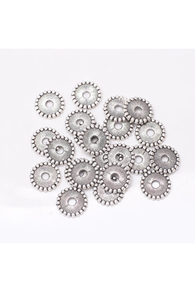 choice2 027 50Pcs Metal Round Loose Spacer Beads Crafts For Diy Jewelry Makin...