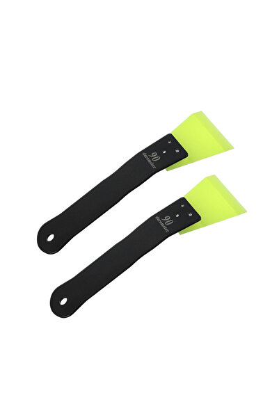 Choice3 قطعتان من أدوات تظليل النوافذ المصنوعة من السيليكون بمقبض فولاذي، ومق...