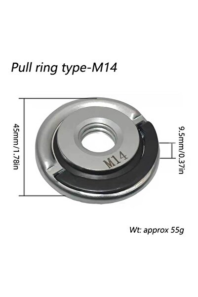 Choice1 قطعة واحدة - M14، رأس جلخ زاوية M14 سريع الفك ذاتي التثبيت، صامولة شف...