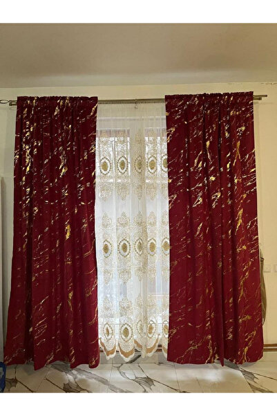 OEM Unique set of curtains + decorative drapes for living room bedroom, WIDTH...