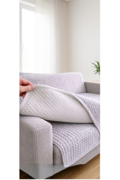 KADİM TEKSTİL Kaydırmaz Süngerli Koltuk Örtüsü