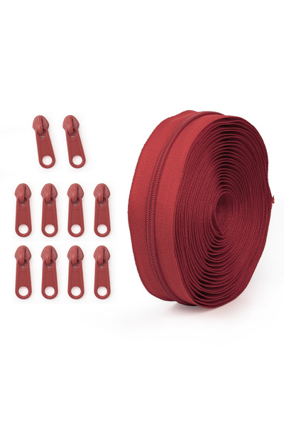 Choice11 162-أحمر، مجموعة واحدة = 4.5 متر من السحاب + 10 رؤوس سحاب بلاستيكية،...