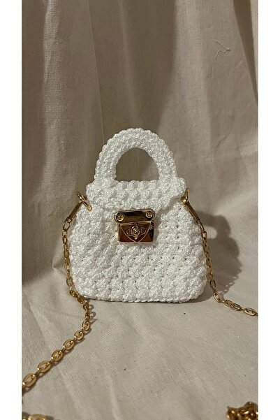 ddoo Mini çapraz çanta. El örgüsü mini boy çanta