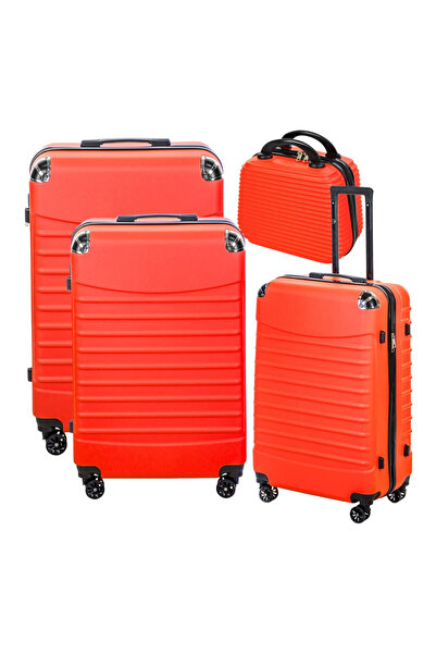 Other Set de bagaje CONSEÉ roșii 4 în 1 cu roți pivotante