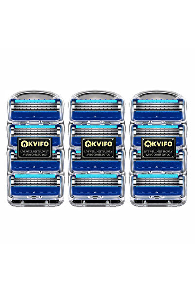 Choice3 12 قطعة من ماكينة حلاقة KVIFO الرجالية ذات 5 طبقات، طراز Fusion Pro P...