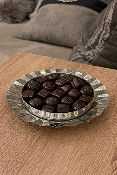 Palaces Indian steel chocolate serving dish