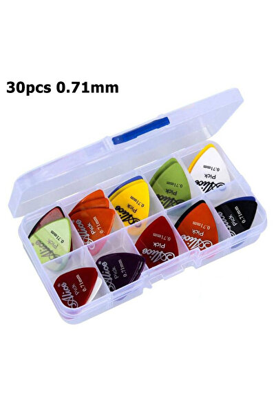 Choice1 30pcs 0.71mm 30pcs Boxed ABS ks 0.58mm-1.5mm Multi Thickness Guitar k...