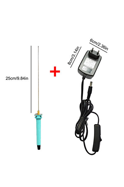 Choice10 قلم قطع الفوم الكهربائي من ألويت، قابس أوروبي، 25 سم/20 سم/15 سم، أد...