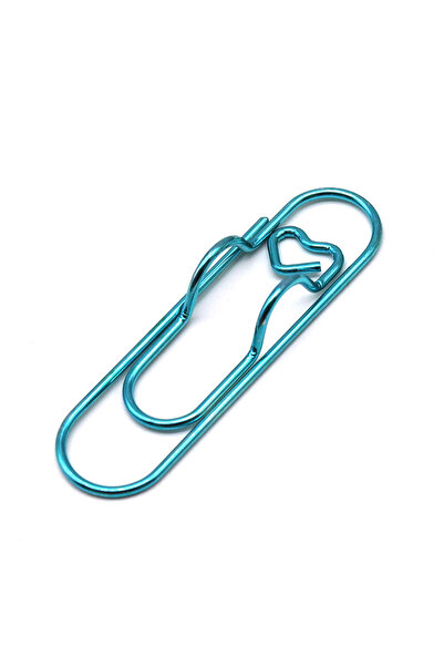 Choice1 مشبك ورق معدني متعدد الوظائف باللون الأزرق مع حامل قلم مدمج للدفاتر ا...