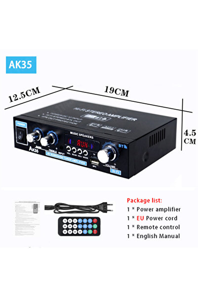 Choice1 AK35 EU Plug AK35/AK45/AK55 Sound Amplifiers Bluetooth Digital Amplif...