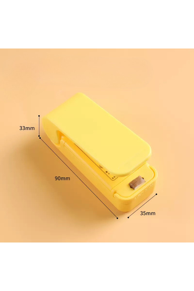 Choice1 جهاز إغلاق أكياس الوجبات الخفيفة المحمول باليد، ذهبي اللون، قطعة واحد...