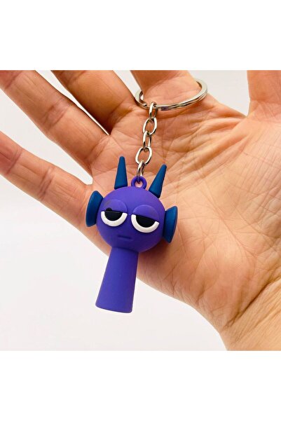 Choice3 1 قطعة سلاسل المفاتيح Sprunki Sprunki تمثال أورين رادي رمادي Brud Vin...