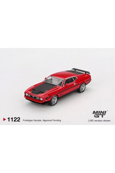 mini gt Ford Mustang Mach 1 Race Red 1971 (LHD) 1:64 MIniGT model car