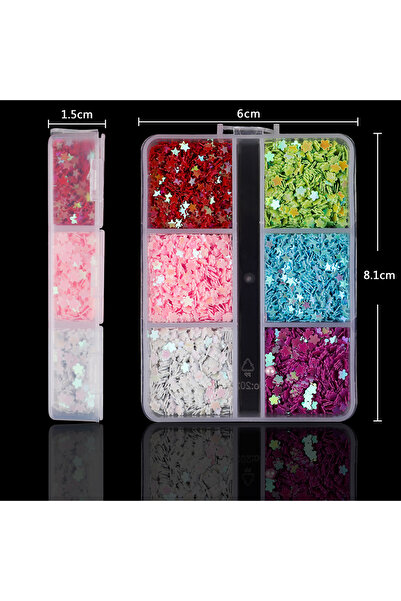 Choice10 S14 26 Types Mix Nail Glitter Flakes Sequins Set For Gule On Nail Gl...