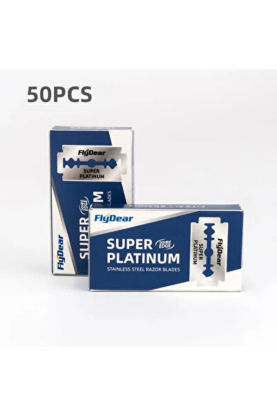 choice2 A0371-Blue 50PCS Wholesale 30/50/100pcs Double Edge Razor Shaving Men...