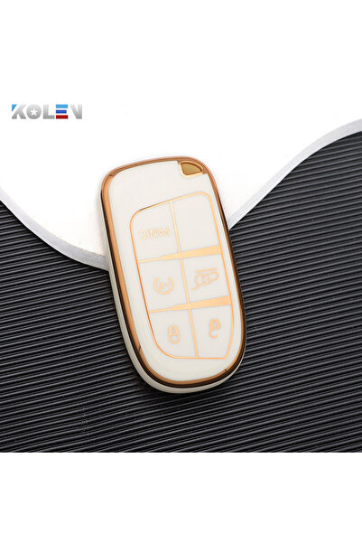 Choice3 غطاء حماية أبيض اللون من مادة TPU لمفتاح السيارة عن بعد، متوافق مع سي...