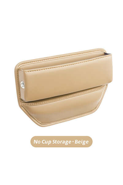 Choice ZUIMI Basic-Beige Leather Car Seat Gap Organizer Multifunction Console...