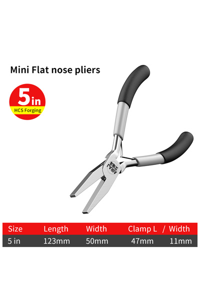 choice2 808520 Mini Pliers Diagonal Pliers Round Bent Needle Nose Cutter Hand...