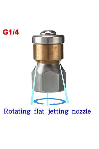 Choice5 Chocolate 1/8 1/4 3/8 High Pressure Sewer Jetter Pressure Drain Jette...