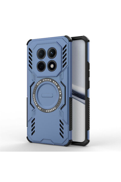 Techsuit Carcasă ArmorMag pentru Xiaomi Redmi Note 15 5G, albastră