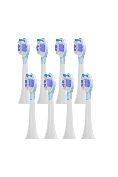 choice2 رؤوس فرشاة بديلة أرجوانية اللون من PS، 8 قطع، لفرشاة الأسنان الكهربائ...