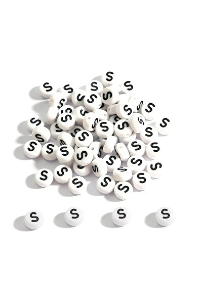 Choice46 100PCS S 100-500PCS Acrylic A-Z 26 Letter Beads Round Loose Spacer W...