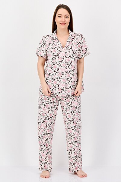 Thalia Sodi Women 2 Pieces Floral Print Top And Bottom Pyjama Set, Multicolor