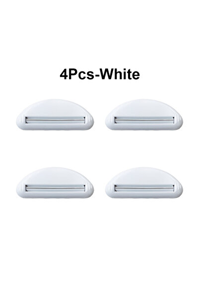 Choice7 4Pcs White Toothpaste Squeezer Manual Squeezed Toothpaste Tube Clips ...