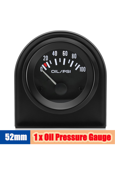 Choice8 مقياس ضغط الوقود، مقياس حرارة تلقائي مع حساس، 1/8 NPT 52 مم، شاشة LED...