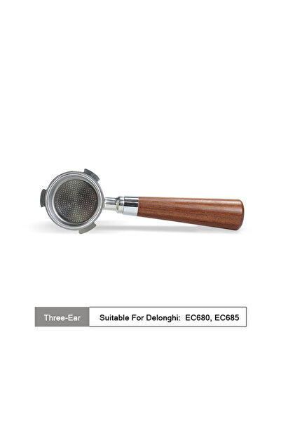 Choice4 حامل فلتر قهوة بدون قاعدة من خشب الورد بثلاثة أذرع، مقاس 51 مم، مناسب...