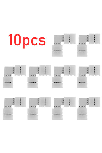 Choice7 موصلات LED على شكل حرف L من نوع BLB-10، 4 دبابيس/3 دبابيس، بعرض 10 مم...