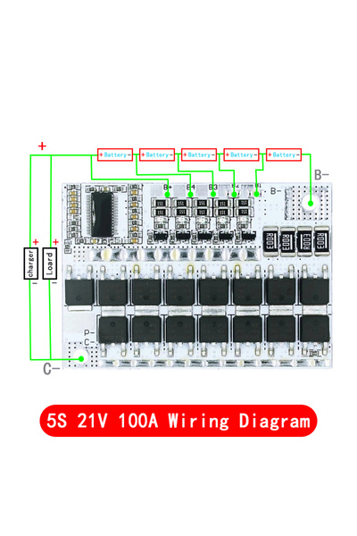 choice2 دائرة حماية بطارية ليثيوم أيون ثلاثية من نوع 5 خلايا 3.7 فولت، 3 خلاي...