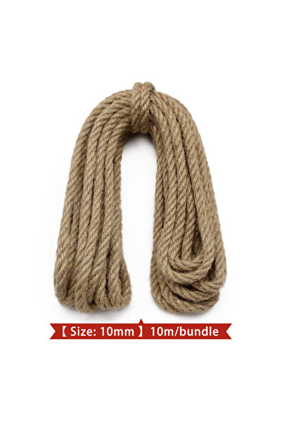 Choice8 حبل من الجوت الطبيعي جديد، بقطر يتراوح بين 1 مم و12 مم، بطول 10 أمتار...