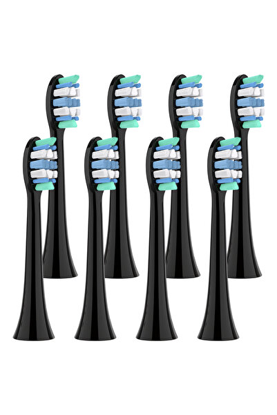 choice2 أسود - 8 قطع، 4/8/12/20 قطعة، متوافق مع رؤوس فرشاة الأسنان الكهربائية...
