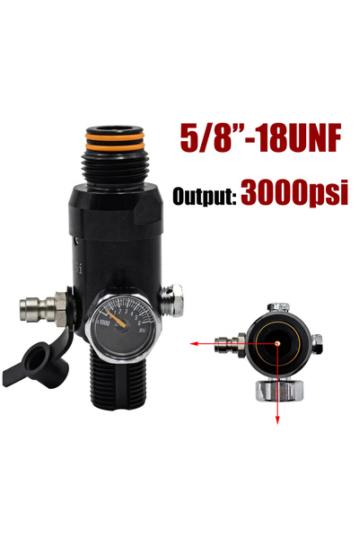choice2 5-8 3000psi HPA 4500psi Cylinder Air Tank Regulator Valve Mountain Do...