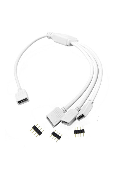 Choice موصل أسلاك 4 دبابيس 1 إلى 3 اتجاهات، ملحقات شريط LED، مقسم RGB 1 إلى 2...