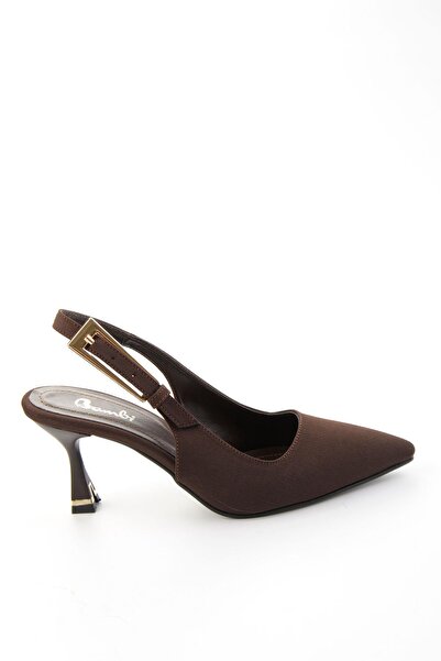 Bambi Kahve Kadın Abiye Ayakkabı K01670054238