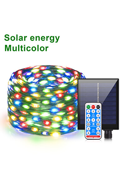 Choice3 سلسلة إضاءة LED متعددة الألوان بطول 30 مترًا و300 مصباح LED، تعمل بال...