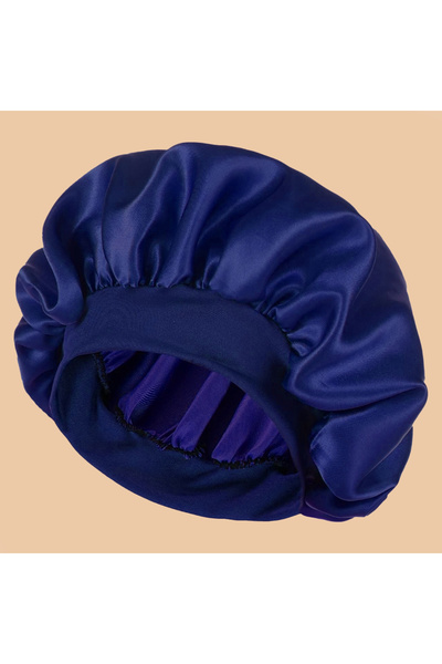 Choice10 غطاء استحمام نسائي من الساتان لون سادة موحد، قطعة واحدة، مناسب للاست...